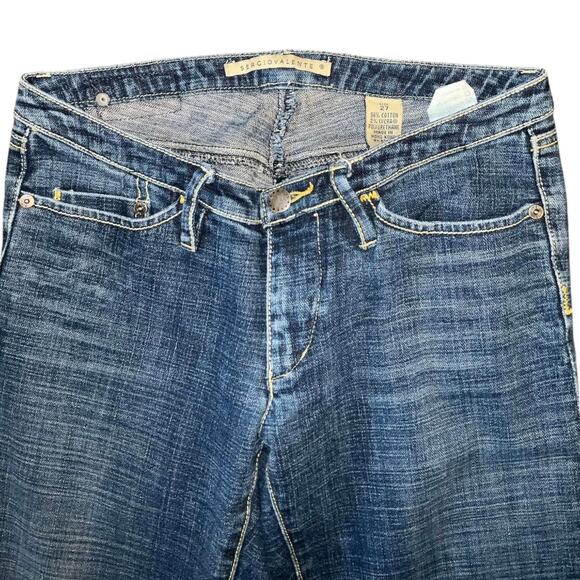 Sergio Valente Bootcut Flared Low-Rise Women's Denim Jeans Size 27 - Picture 3 of 6